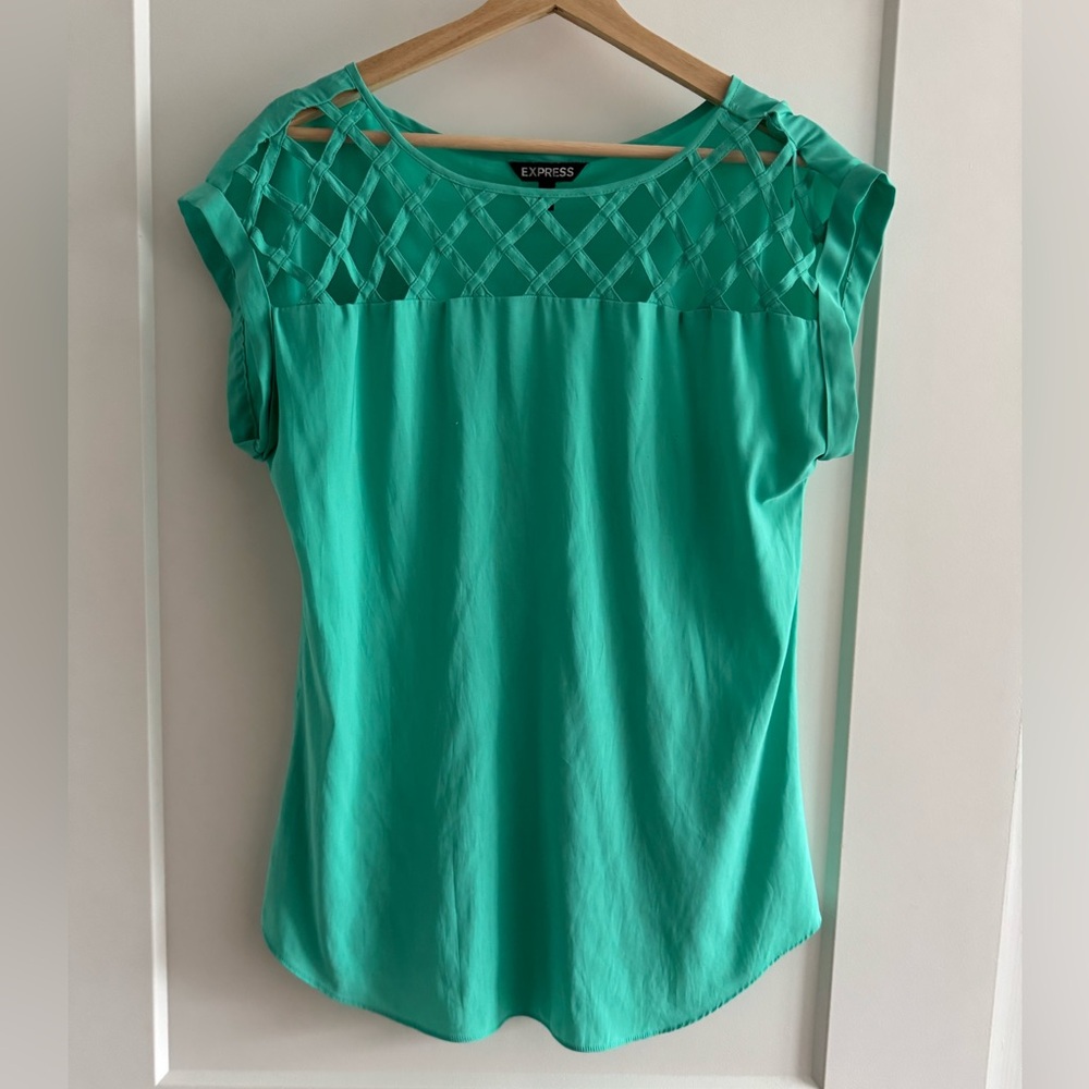Express Green Top